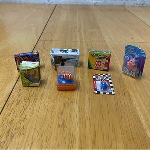 Mini Brands Lot of 7  Mini Bag Toys Mini Figures Crayola, Nemo, Rugrats Etc…